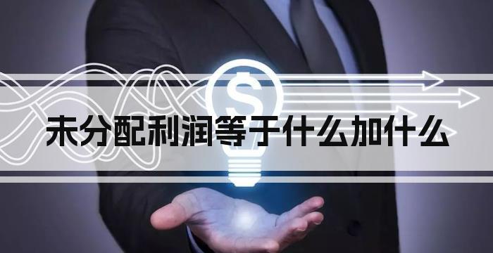 未分配利润等于什么加什么