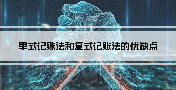 单式记账法和复式记账法的优缺点