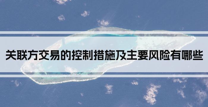 关联方交易的控制措施及主要风险有哪些