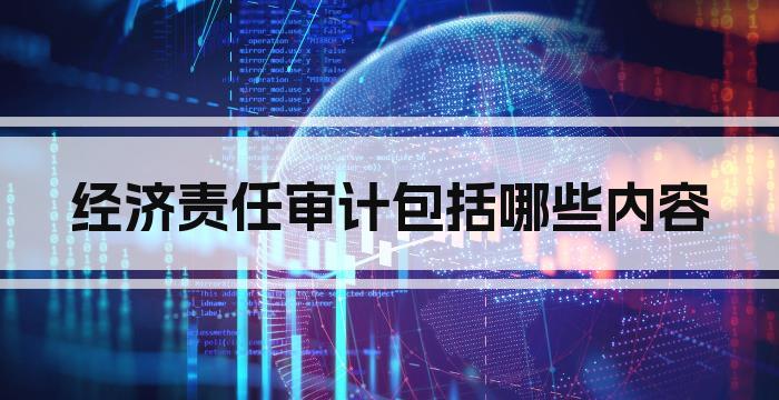 经济责任审计包括哪些内容