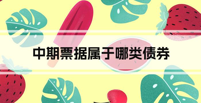 中期票据属于哪类债券