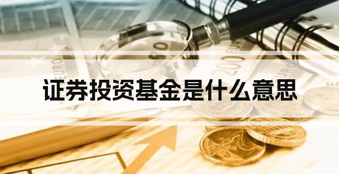 证券投资基金是什么意思