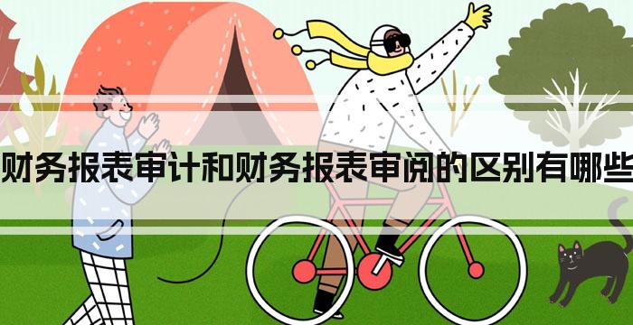 财务报表审计和财务报表审阅的区别有哪些
