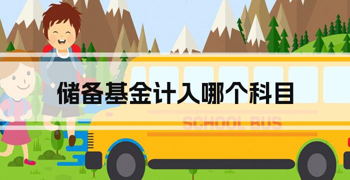 储备基金计入哪个科目