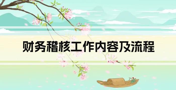 财务稽核工作内容及流程
