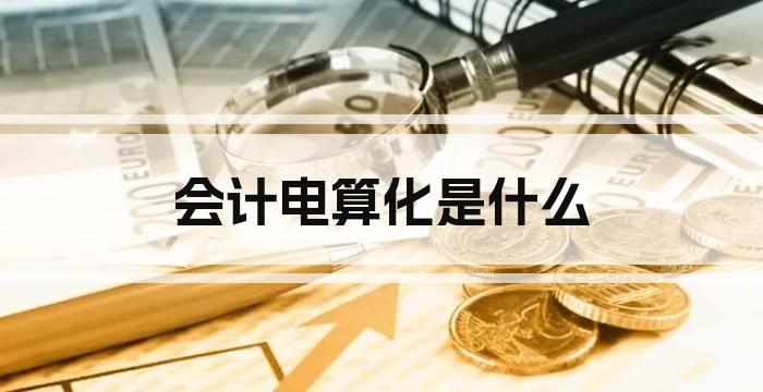 会计电算化是什么