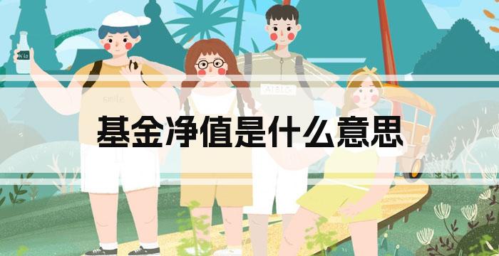 基金净值是什么意思