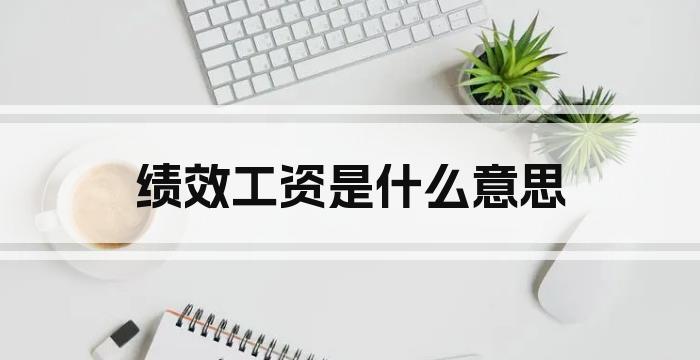绩效工资是什么意思