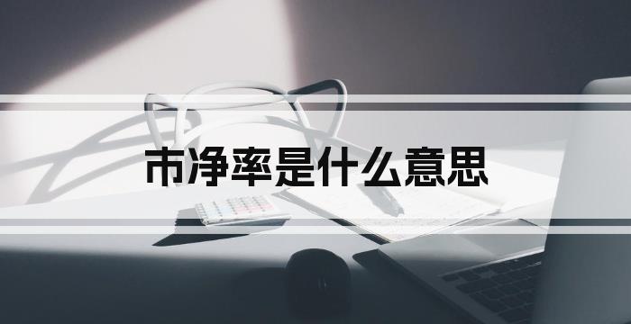 市净率是什么意思