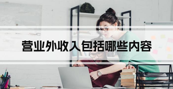 营业外收入包括哪些内容