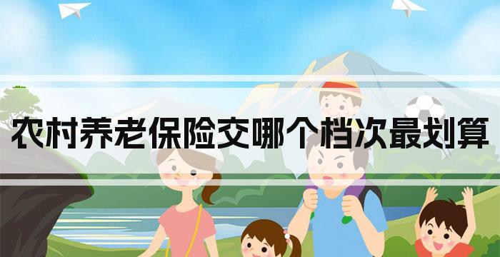 农村养老保险交哪个档次最划算