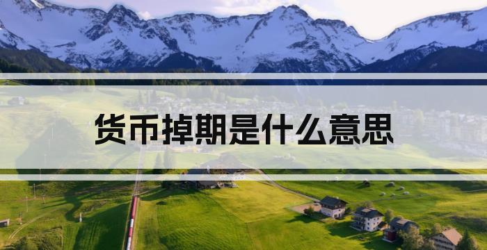 货币掉期是什么意思