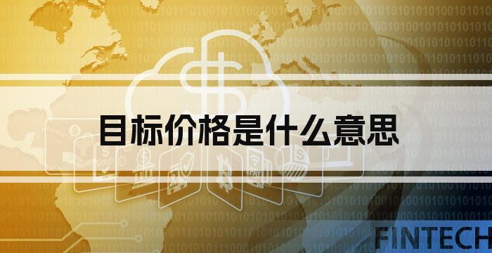 目标价格是什么意思