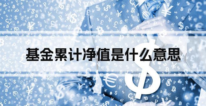 基金累计净值是什么意思