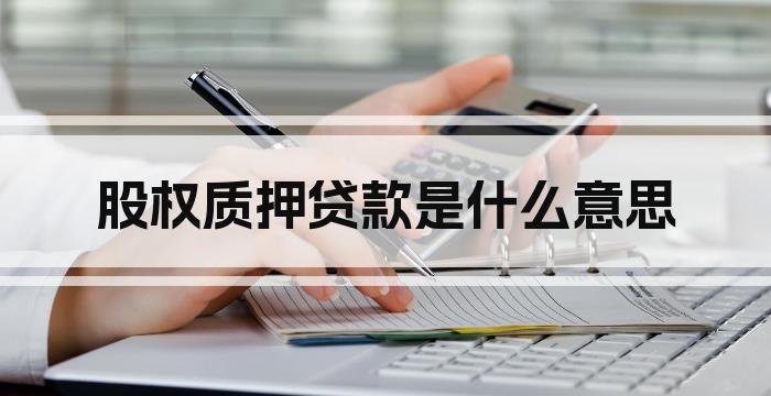 股权质押贷款是什么意思