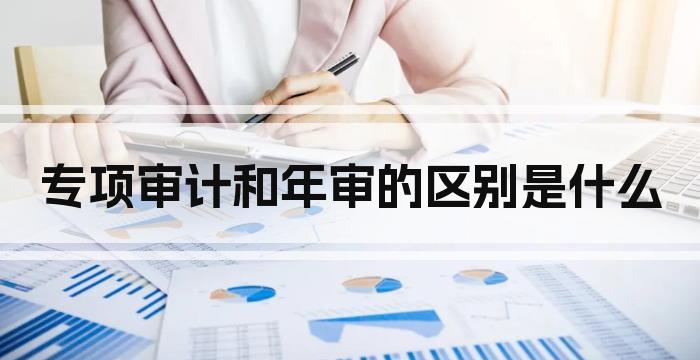 专项审计和年审的区别是什么