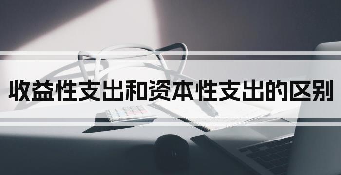 收益性支出和资本性支出的区别