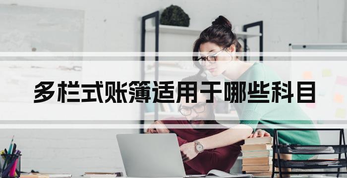 多栏式账簿适用于哪些科目