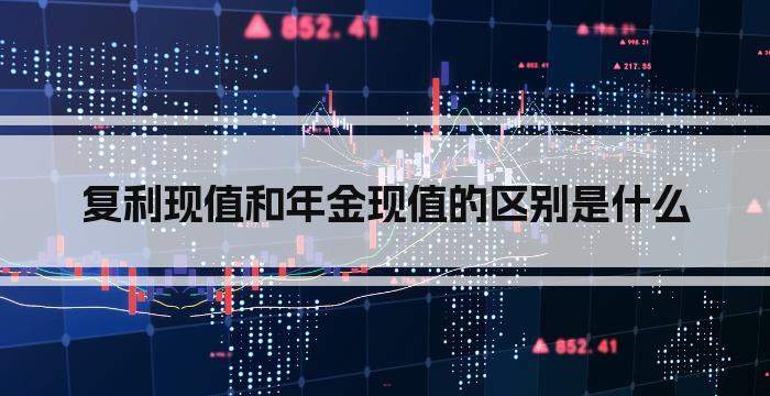 复利现值和年金现值的区别是什么