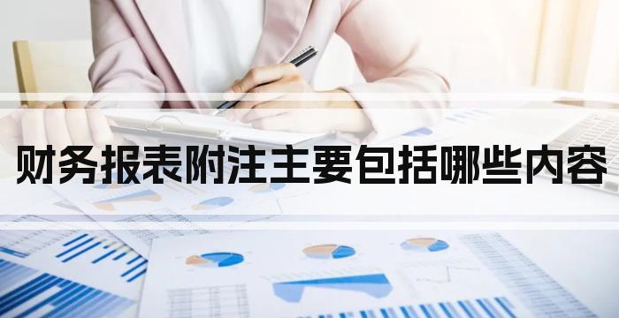 财务报表附注主要包括哪些内容