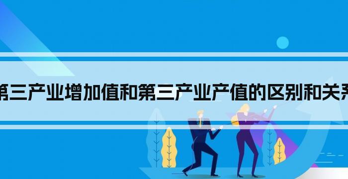 第三产业增加值和第三产业产值的区别和关系