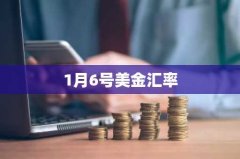 1月6号美金汇率
