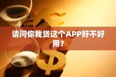 请问你我贷这个APP好不好