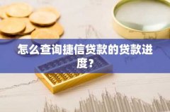 怎么查询捷信贷款的贷款
