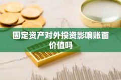 固定资产对外投资影响账