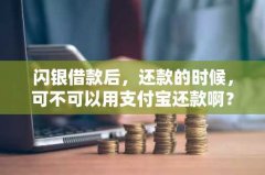 闪银借款后，还款的时候