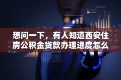 想问一下，有人知道西安