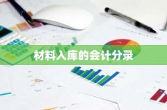 材料入库的会计分录